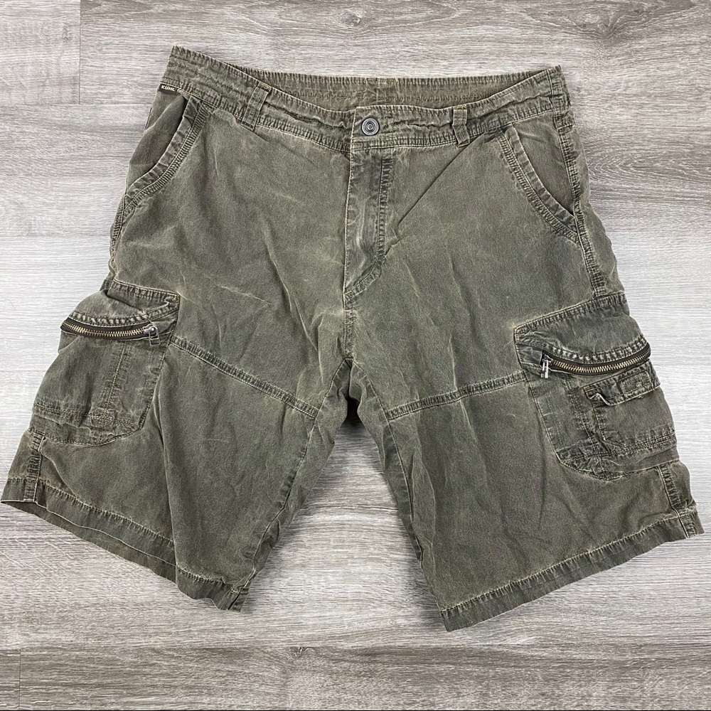 Kuhl Vintage Patina Dye Cargo Shorts 36